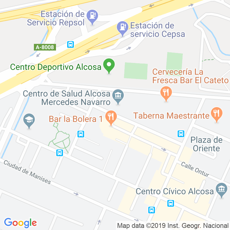 Código Postal calle Paterna en Sevilla