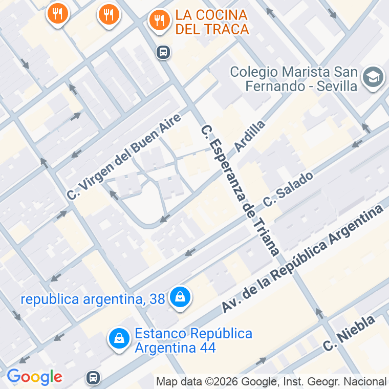 Código postal de Urb Ntra Sra de los Angeles en Sevilla