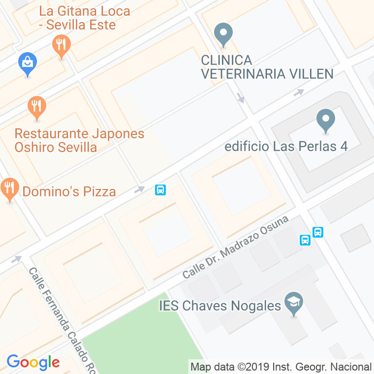 Código Postal calle Abril De Dios en Sevilla