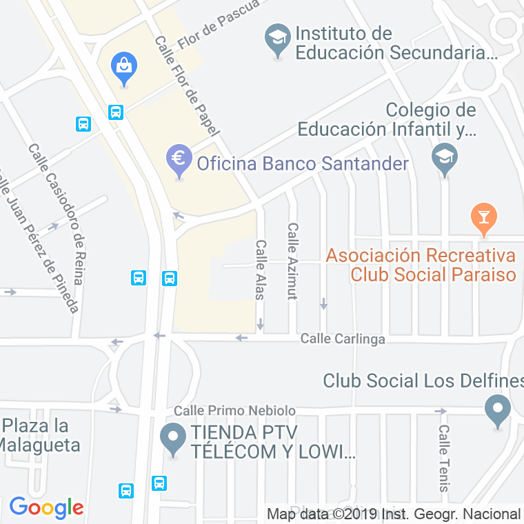 Código Postal calle Aeroplano en Sevilla