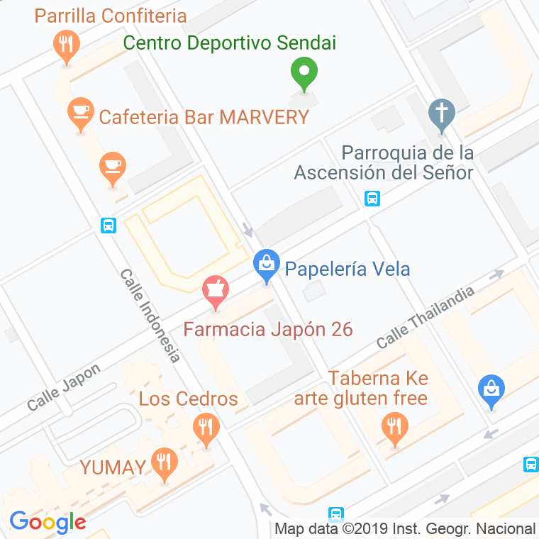 Código Postal calle Afganistan en Sevilla