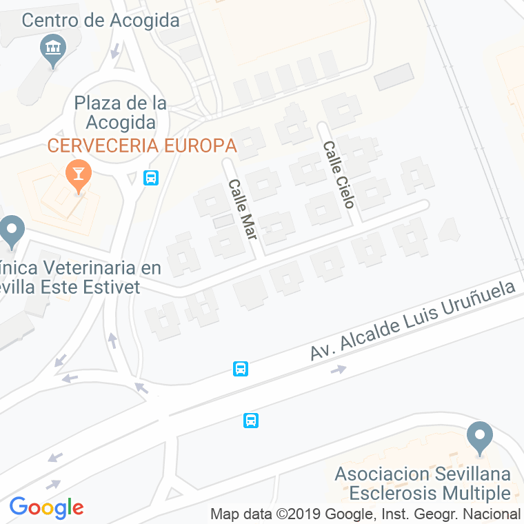 Código Postal calle Brisa en Sevilla
