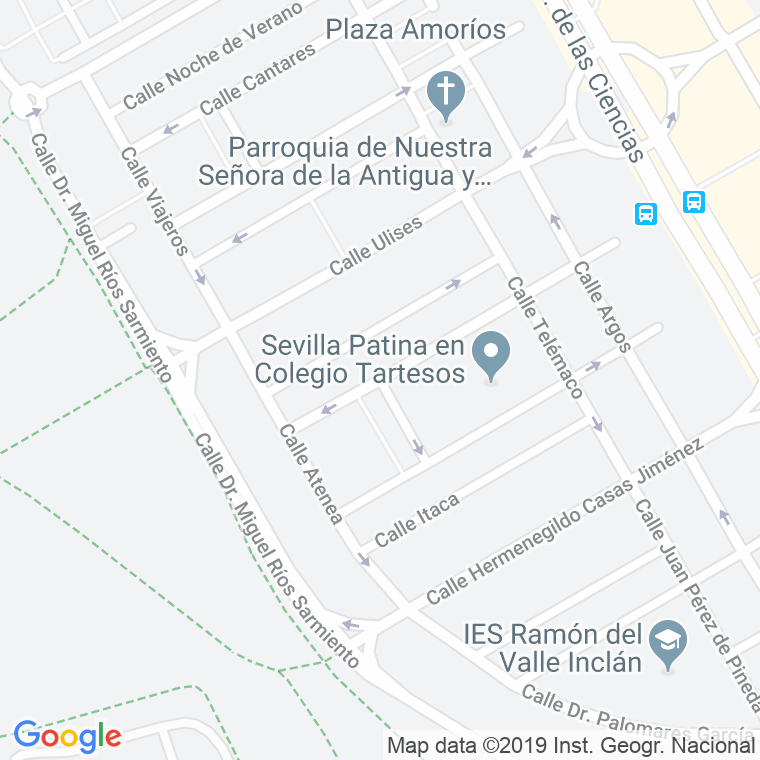 Código Postal calle Calipso en Sevilla