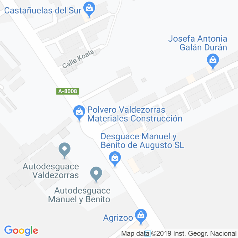 Código Postal calle Dalmata en Sevilla