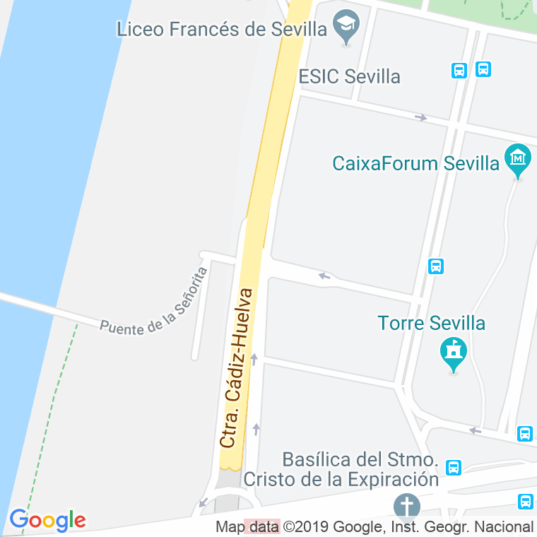 Código Postal calle Juan Antonio De Vizarron en Sevilla