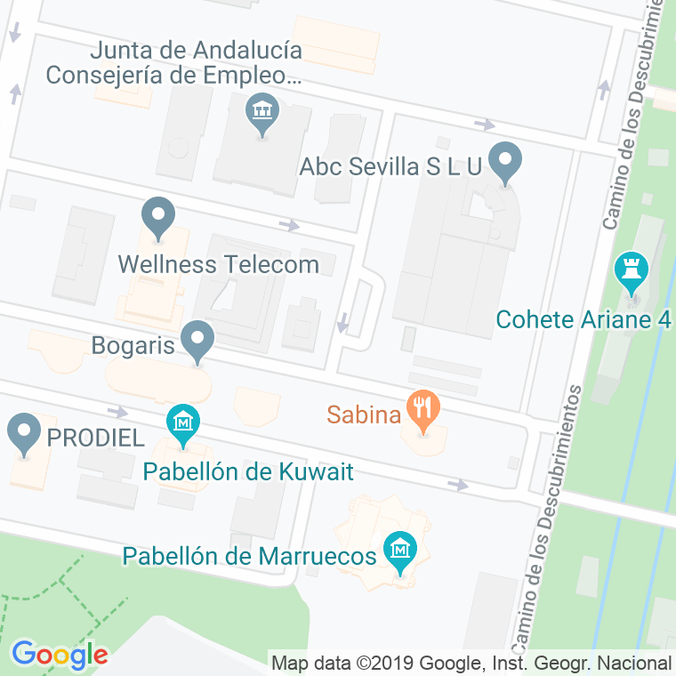Código Postal calle Max Planck en Sevilla