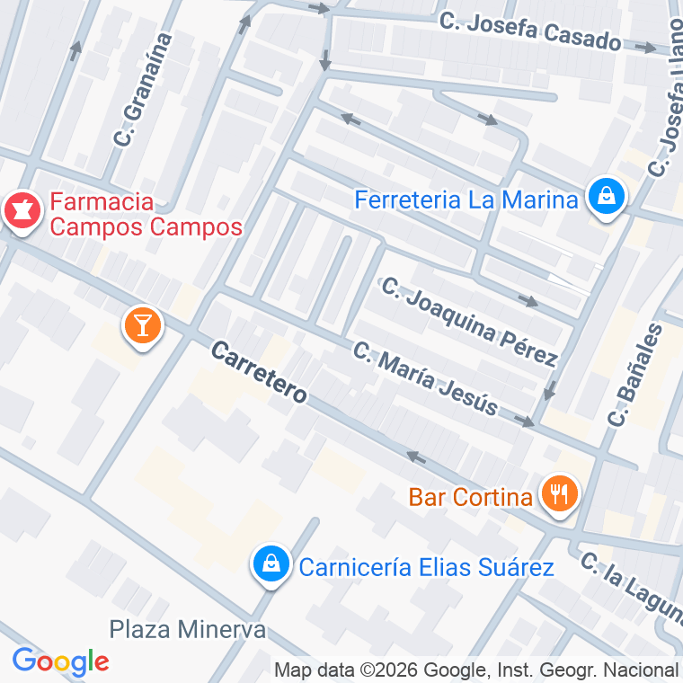 Código postal de Calle Maria Jesus en Coria del Rio