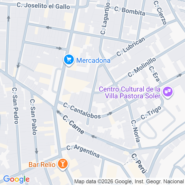 Código postal de Plaza Pueblo Saharaui (el) en Coria del Rio