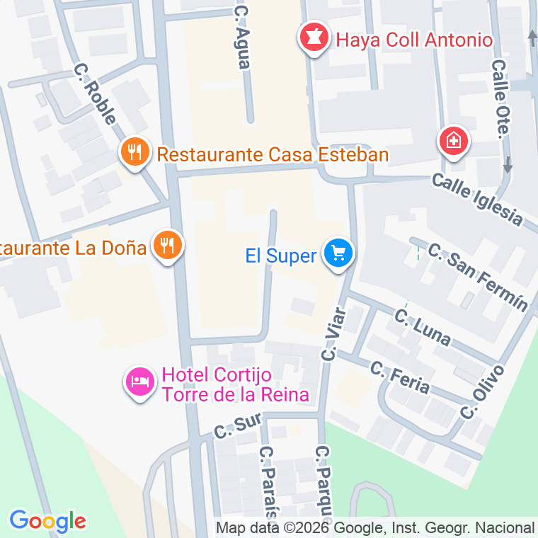 Código postal de Calle Carros (los) en Torre de la Reina
