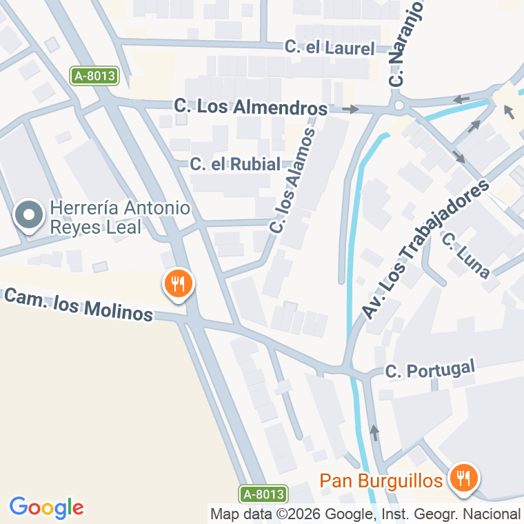 Código postal de Calle Pozo (el) en Burguillos
