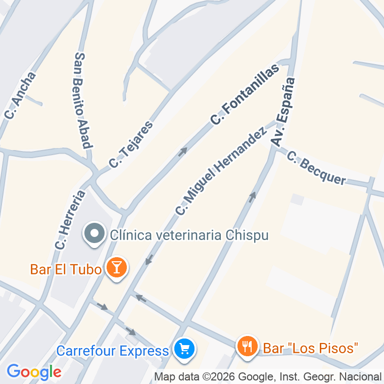 Código postal de Calle Miguel Hernandez en Castilblanco Arroyos