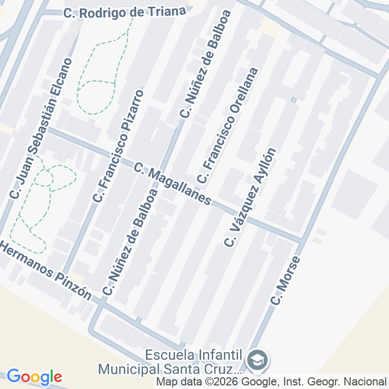 Código postal de Calle Francisco Orellana en San Jose de la Rinconada