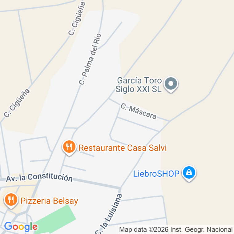 Código postal de Calle Jueves Lardero en Fuentes de Andalucia