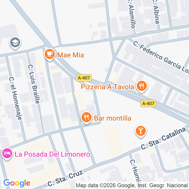 Código postal de Calle Luisa Fernandez Gil en Fuentes de Andalucia