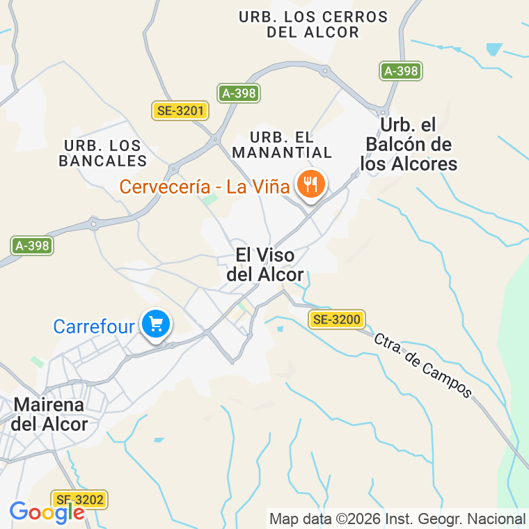 Código postal de Calle Pago la Asomadilla en Viso del Alcor (el)
