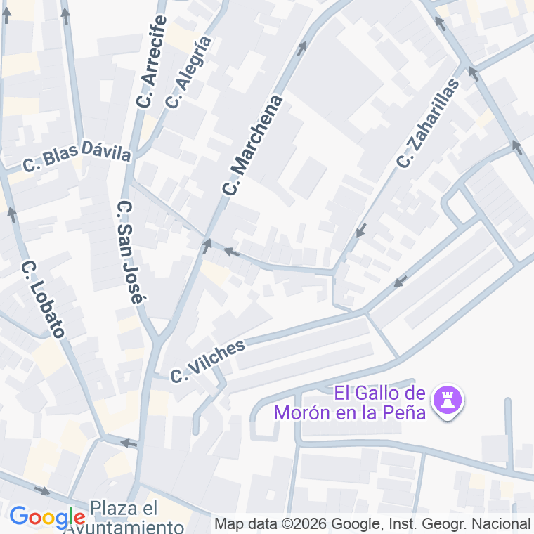 Código postal de Calle Francisco Diaz en Moron de la Frontera