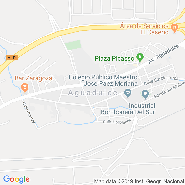 Código postal de Aguadulce en Sevilla