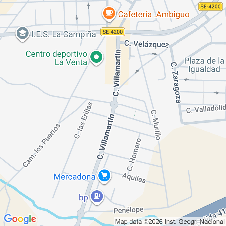 Código postal de Calle Villamartin en Arahal