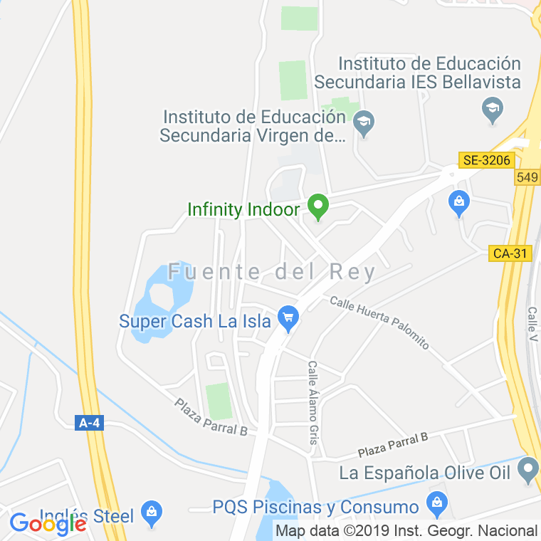Código Postal de Fuente Del Rey en Sevilla