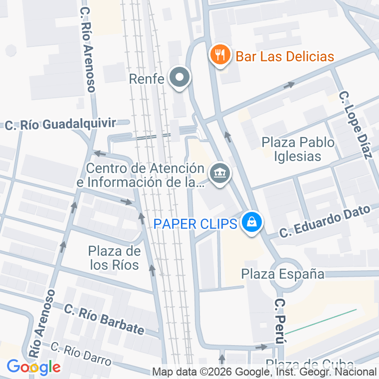 Código postal de Calle Mercedes Vazquez Lasimona en Utrera