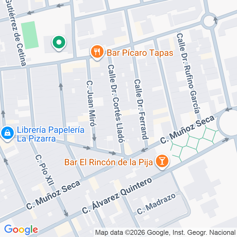 Código postal de Calle Doctor Cortes Llado en Palacios y Villafranca