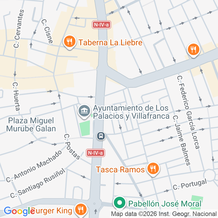 Código postal de Calle Goya en Palacios y Villafranca