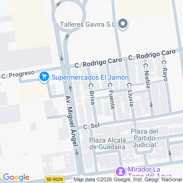 Código postal de Plaza Darsena en Palacios y Villafranca