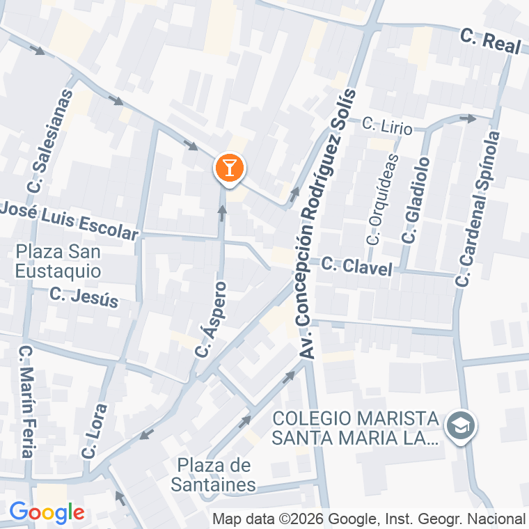 Código postal de Plaza Hermano Santiago (marista en Sanlucar la Mayor