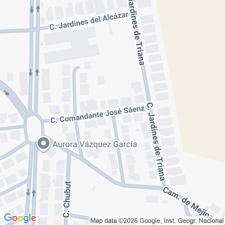 Código postal de Calle Comandante Jose Saenz en Barreros (los)