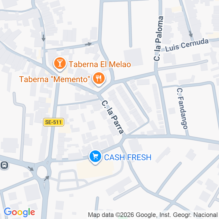 Código postal de Calle Parra (la) en Villanueva del Ariscal
