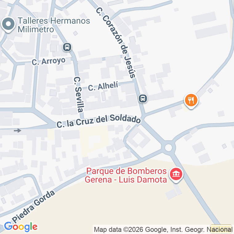Código postal de Calle Cruz del Soldado (la) en Gerena