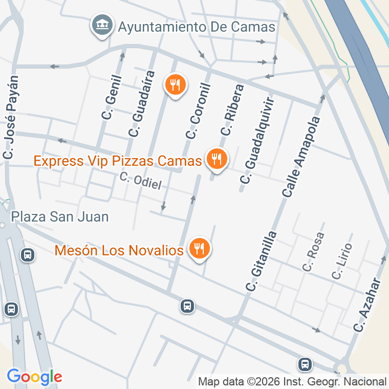 Código postal de Calle Diamantino Garcia Acosta en Camas