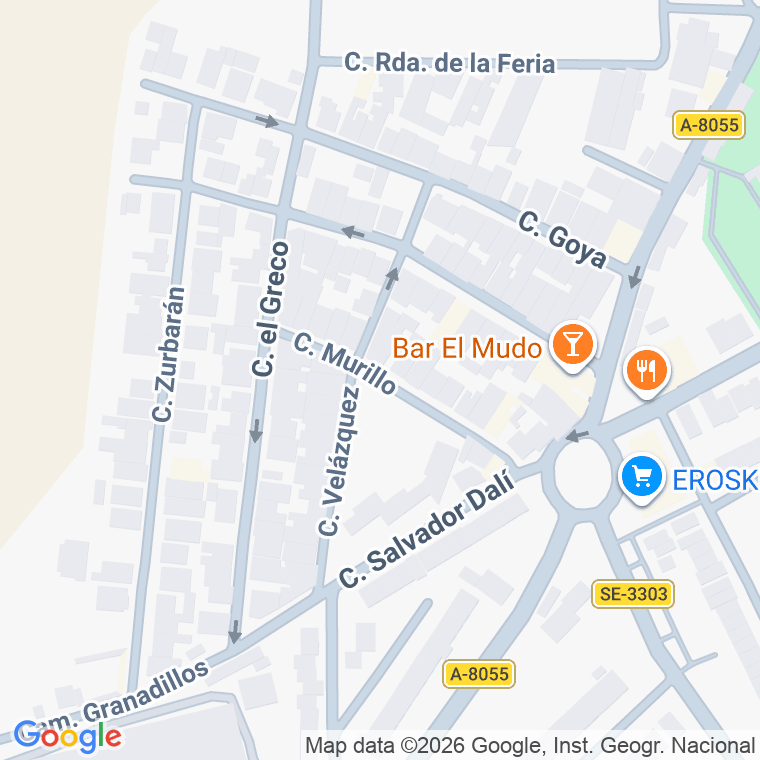 Código postal de Calle Murillo en Mairena del Aljarafe