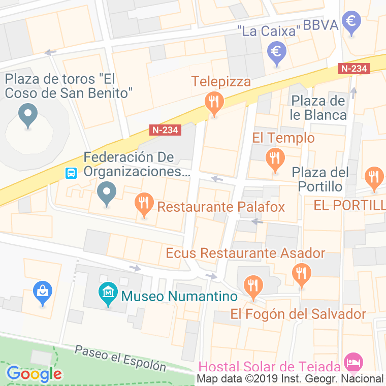 Código Postal calle Campo en Soria