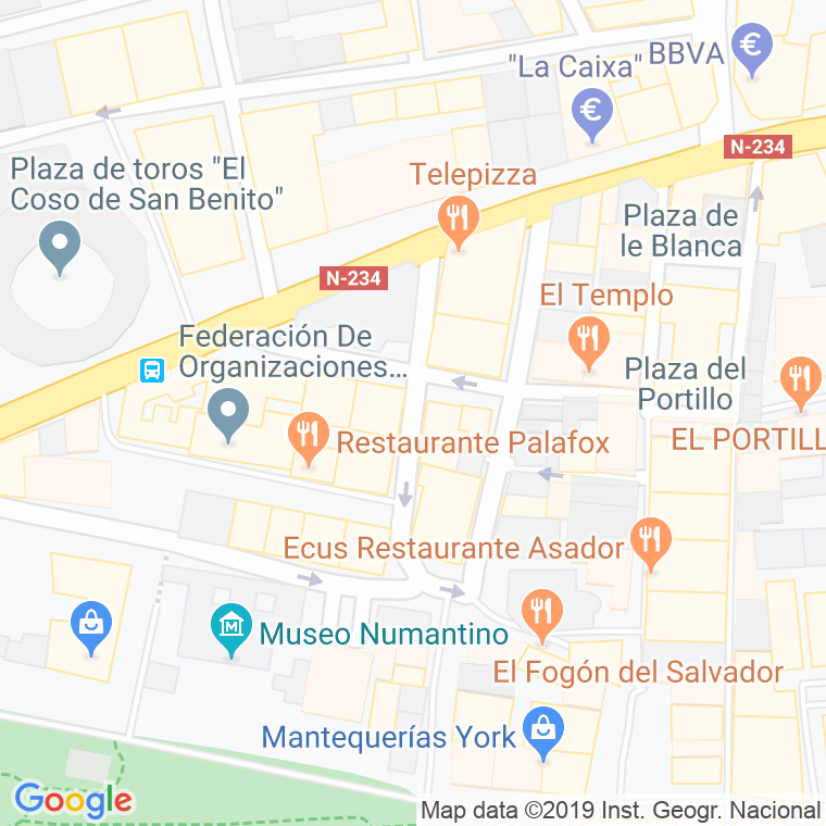 Código Postal calle Campo, travesia en Soria