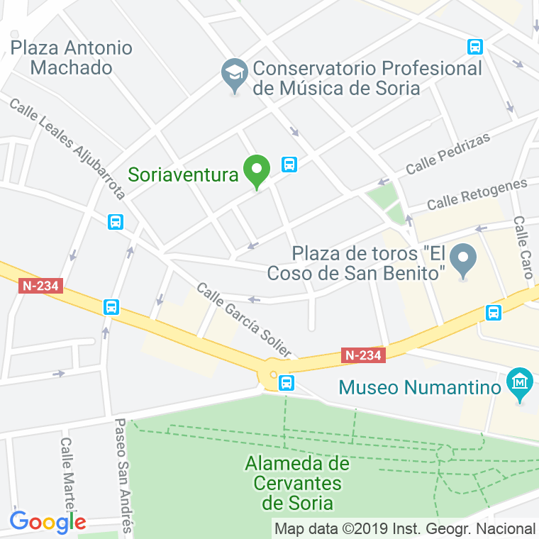 Código Postal calle Navas De Tolosa en Soria