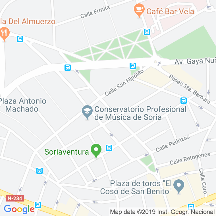 Código Postal calle Valonsadero   (Impares Del 1 Al 3)  (Pares Del 2 Al 12) en Soria