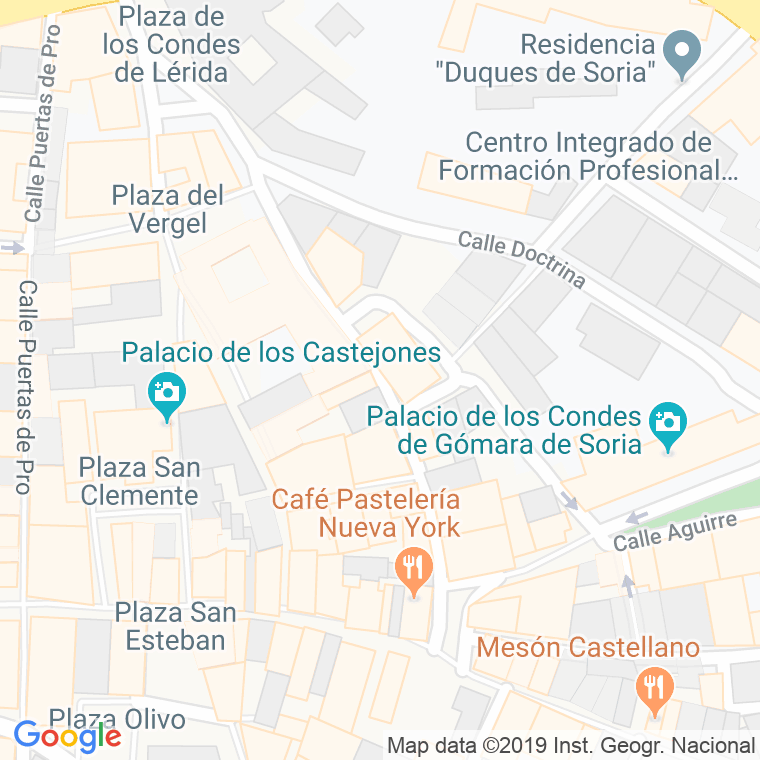 Código Postal calle Estudios en Soria