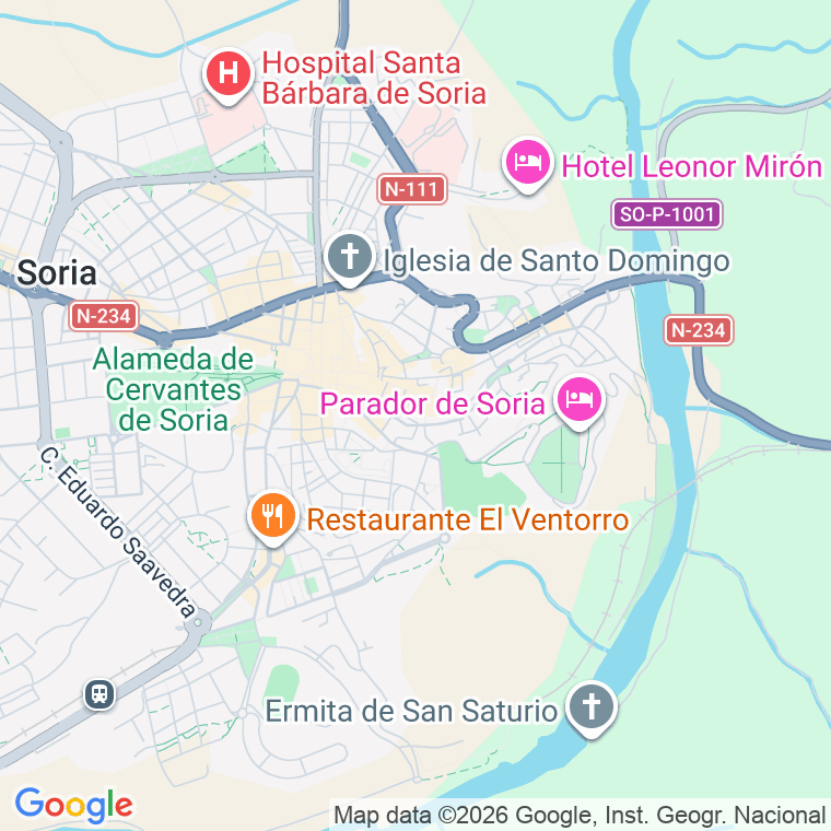 Código postal de Florida, Paseo (impares del 1 al 33)  (pares del 2 al 30) en Soria