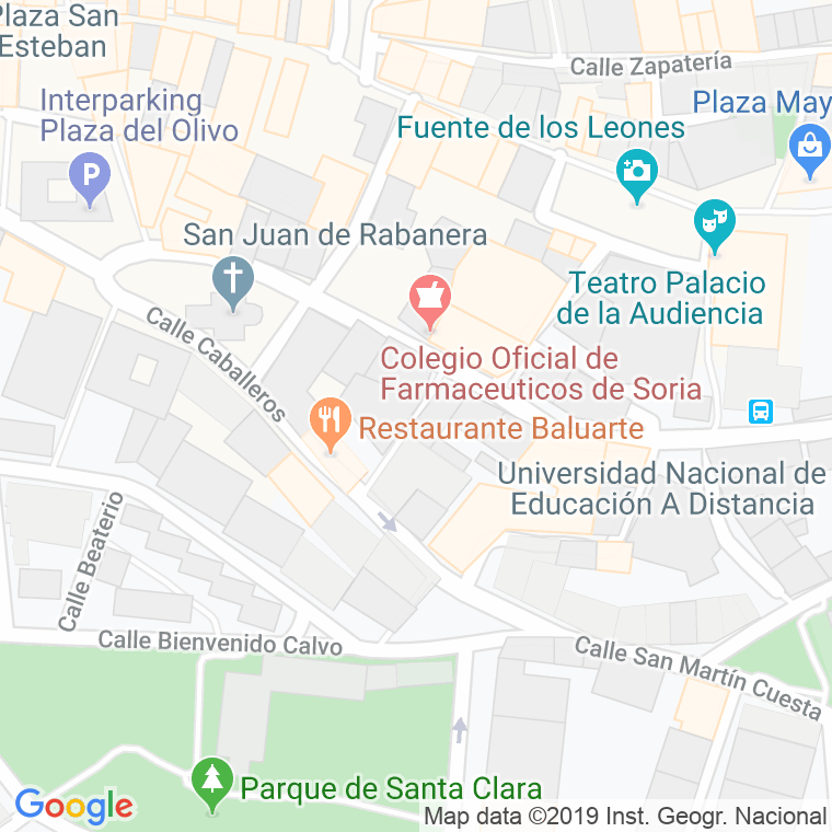 Código Postal calle Nuñez De Fuentearmegil en Soria