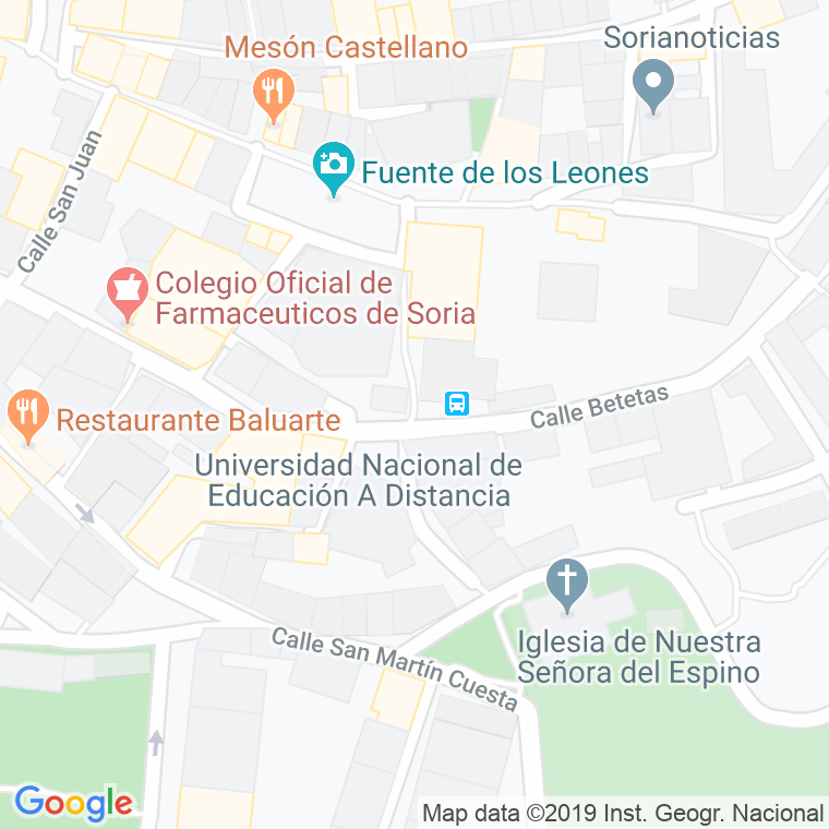 Código Postal calle Posito en Soria