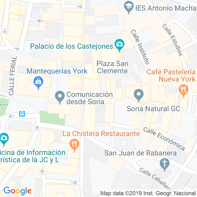 Código Postal calle Zapateria en Soria