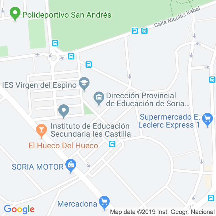 Código Postal calle Francisco De Agreda en Soria