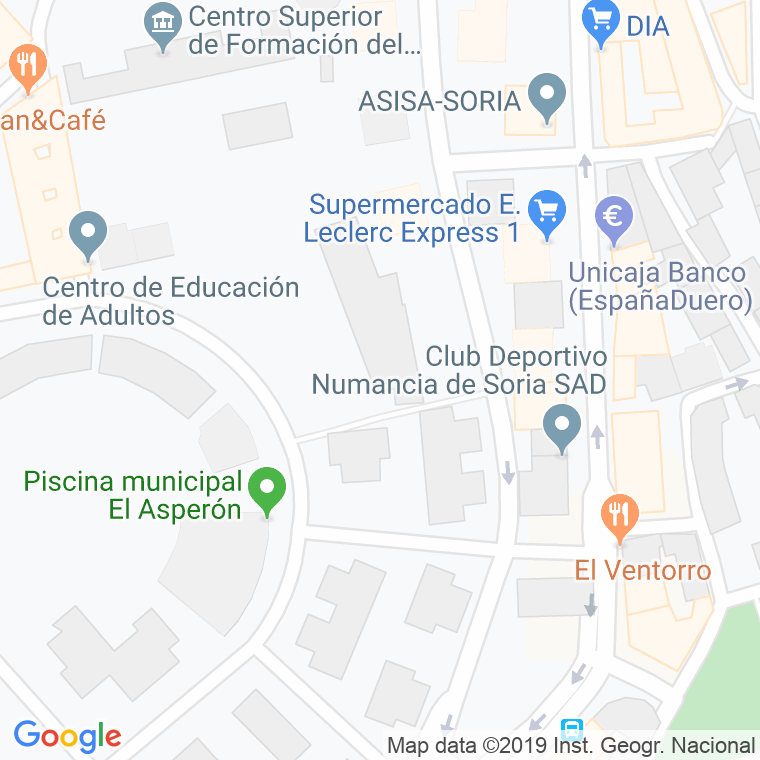 Código Postal calle Infantes De Lara en Soria