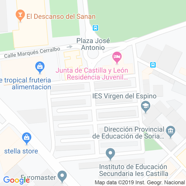 Código Postal calle Juan Obispo De Osma en Soria