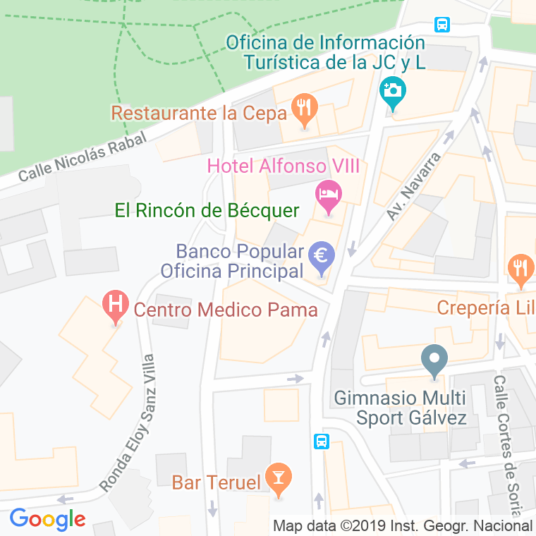 Código Postal calle Linajes en Soria