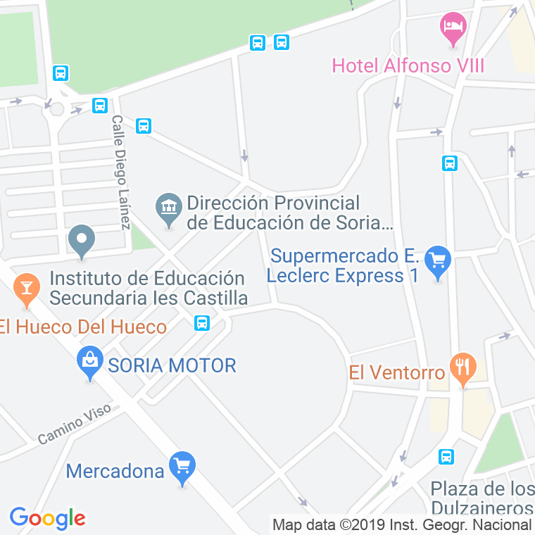 Código Postal calle Manuel Blasco en Soria