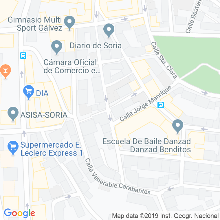 Código Postal calle San Pedro De Osma en Soria