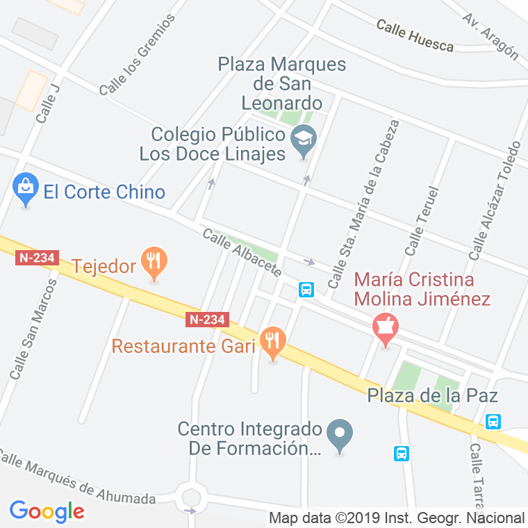 Código Postal calle Albacete en Soria