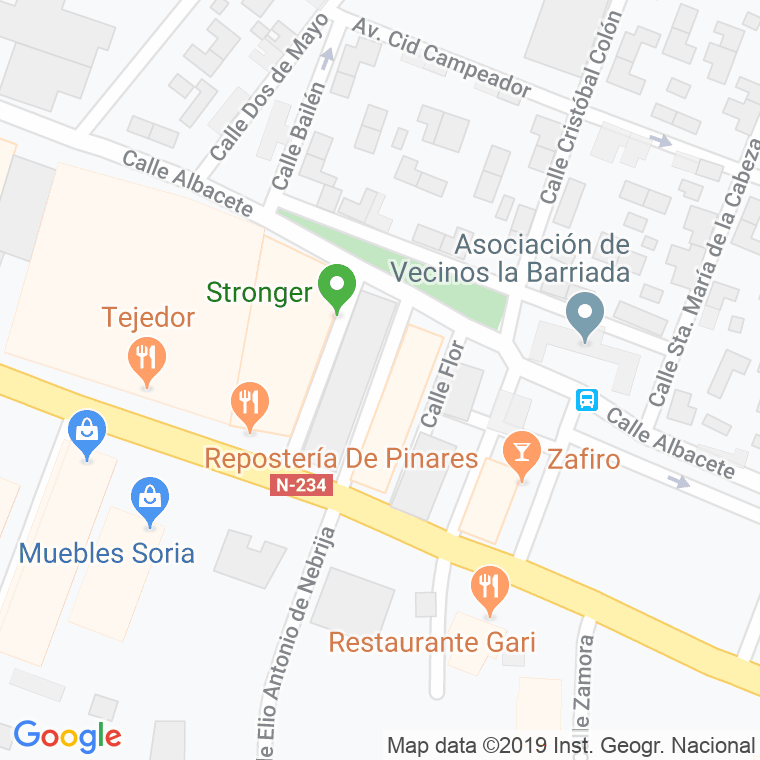 Código Postal calle Amapola en Soria